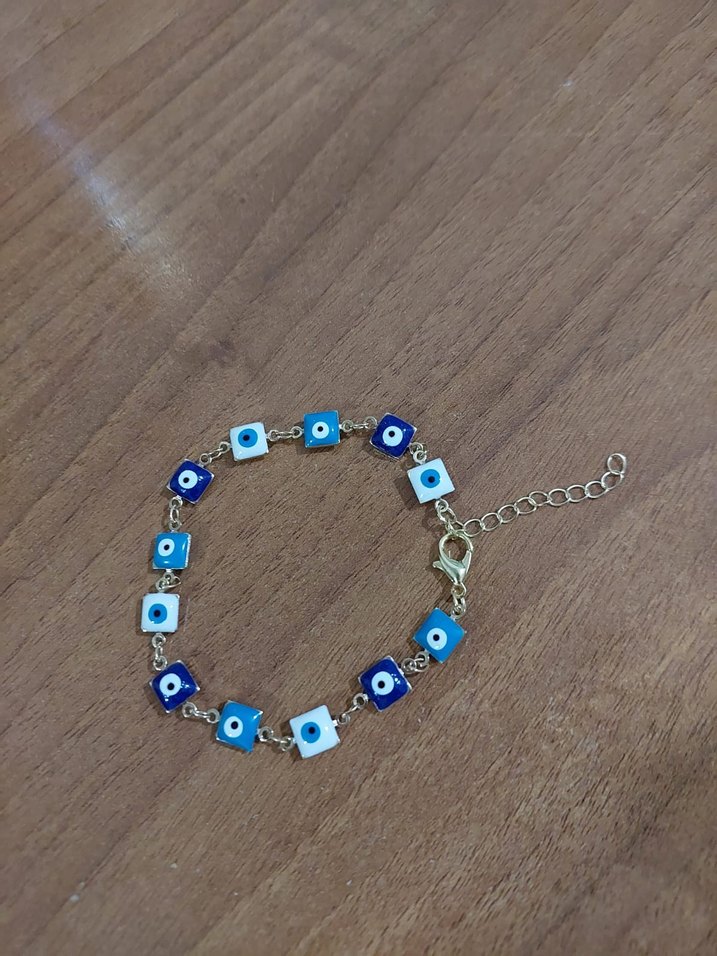 Renkli Nazar Boncuklu Bileklik - Görsel 2