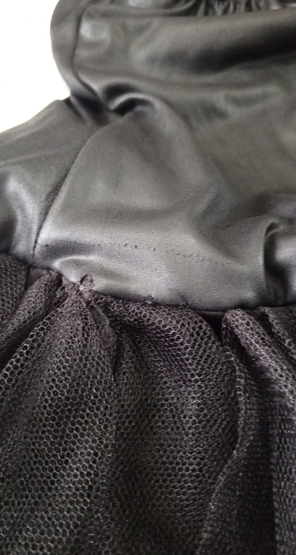 Siyah Straplez Uzun Gotik Abiye Elbise - Görsel 2