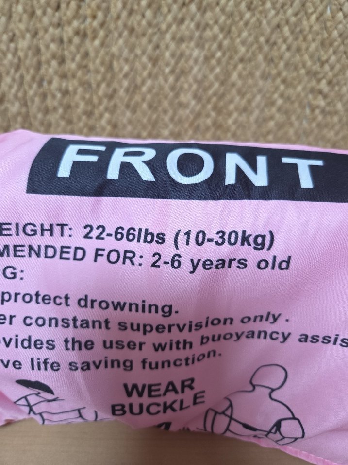 Çocuk can yeleği kolluklu kemerli - Görsel 4