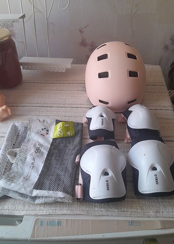 oxelo koruma set ve kask
