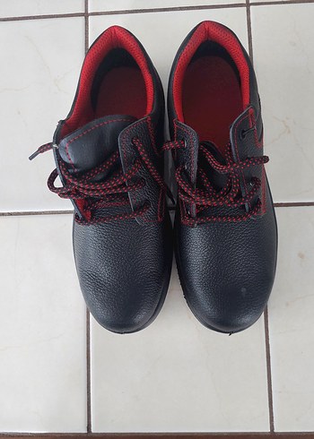 Kırmızı Siyah Bağcıklı Erkek Outdoor Ayakkabı - Görsel 3