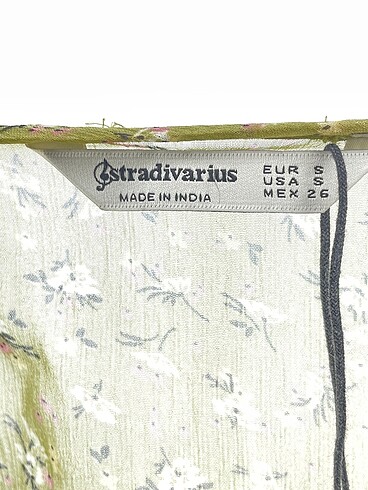 s Beden yeşil Renk Stradivarius Bluz %70 İndirimli.