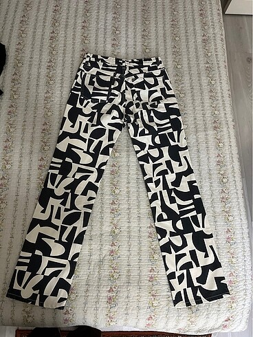 Zara Zara geometrik desen jean