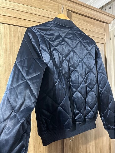 36 Beden lacivert Renk Koton kadın Bomber ceket