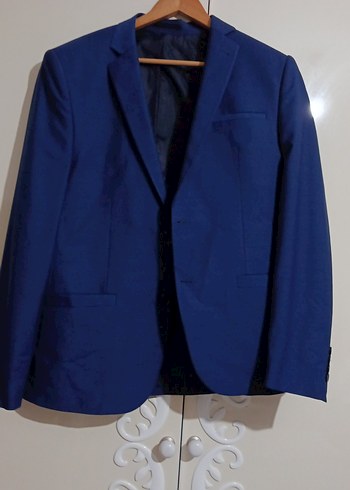 Altınyıldız Mavi Regular Fit Duz Erkek Takim Elbise