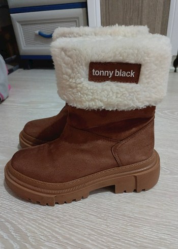 Ugg Kürklü Kahverengi Süet Kadın Topuklu Bot