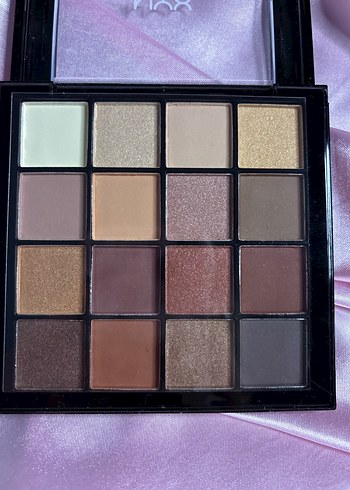 NYX Ultimate Göz Farı Paleti - Koyu Bej Tonlar - Görsel 2