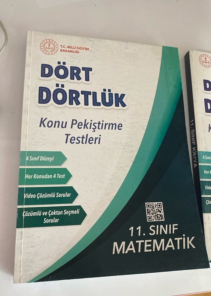11. sınıf matematik ve kimya test kitabi meb - Görsel 2