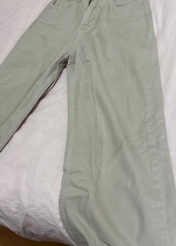 Bej wide leg jean - Görsel 2