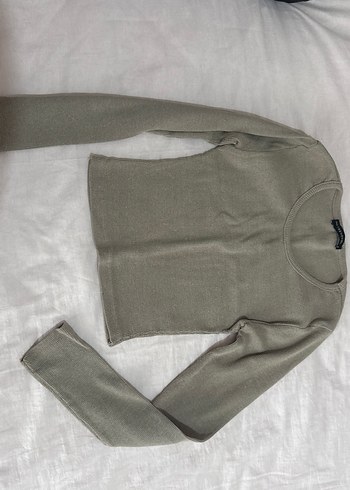 uzun kollu basic crop set - Görsel 3