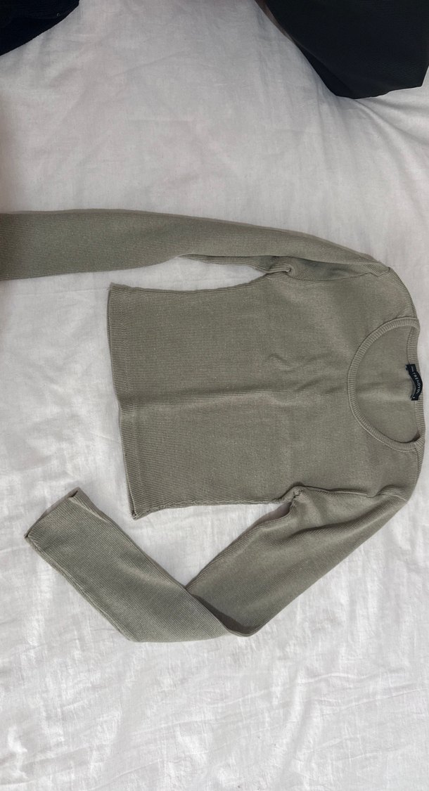 uzun kollu basic crop set - Görsel 3