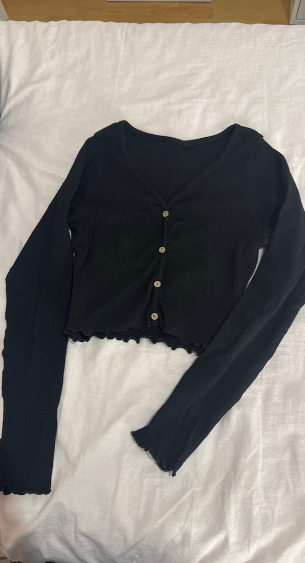 vücuda oturan basic crop - Görsel 4