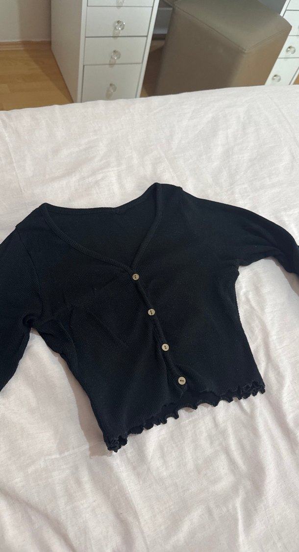 vücuda oturan basic crop - Görsel 2