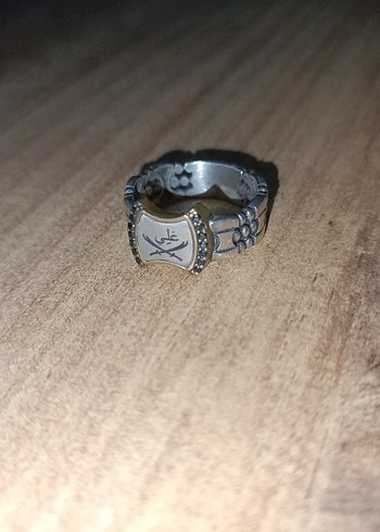 Hz. Ali Erkek Gümüş Yüzük - Görsel 3