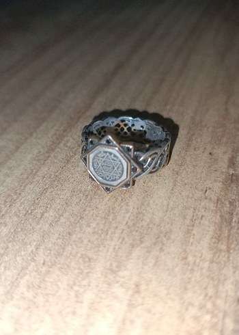 Hz. Süleyman Erkek Gümüş Yüzük - Görsel 2