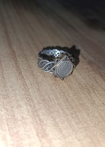 Hz. Süleyman Erkek Gümüş Yüzük - Görsel 3