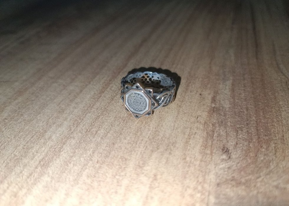 Hz. Süleyman Erkek Gümüş Yüzük - Görsel 2