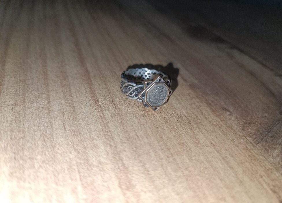 Hz. Süleyman Erkek Gümüş Yüzük - Görsel 3