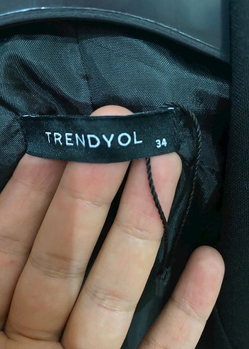 s Beden Siyah blazer ceket