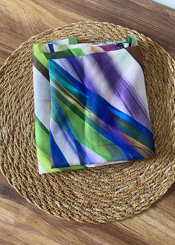 Kadın Çok Renkli  Şal - Görsel 2