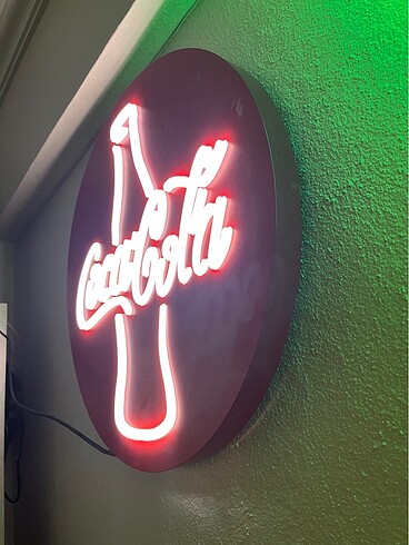  Beden kırmızı Renk CocaCola Ateş Neon