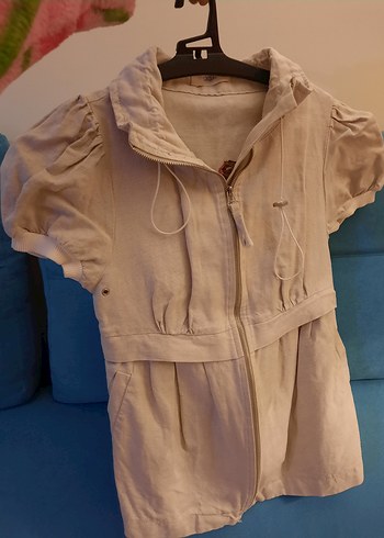 Nakışlı Kısa Kollu Gömek Ceket - Görsel 5