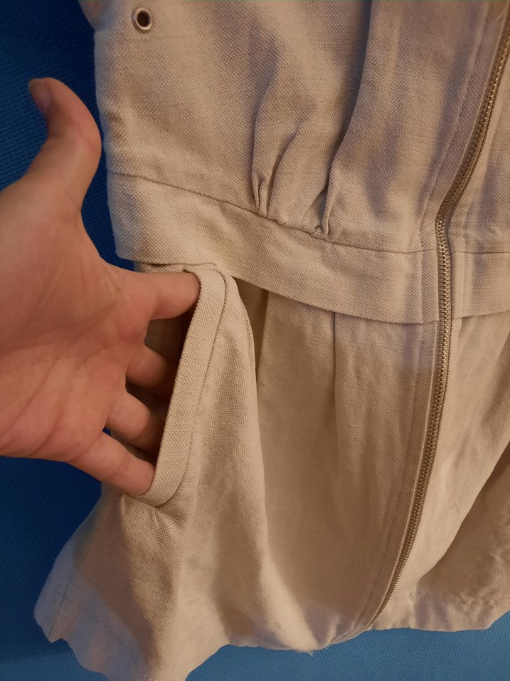 Nakışlı Kısa Kollu Gömek Ceket - Görsel 2