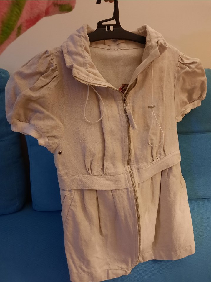 Nakışlı Kısa Kollu Gömek Ceket - Görsel 5