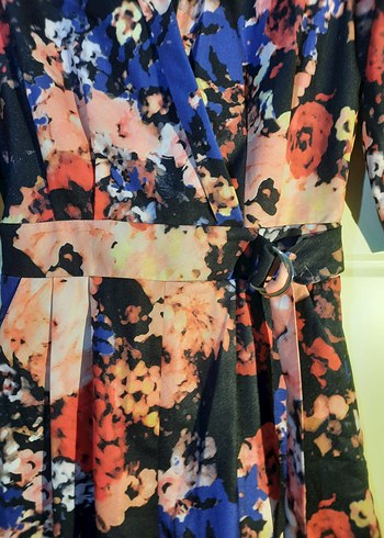 Kadın Çok Renkli Kısa Tulum - Görsel 7