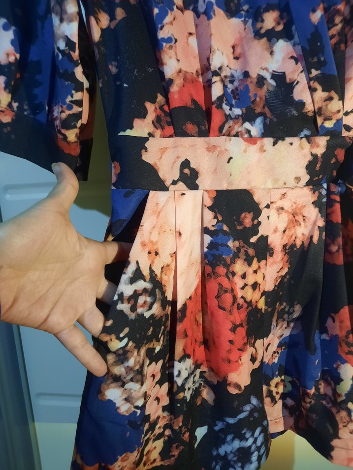 Kadın Çok Renkli Kısa Tulum - Görsel 5