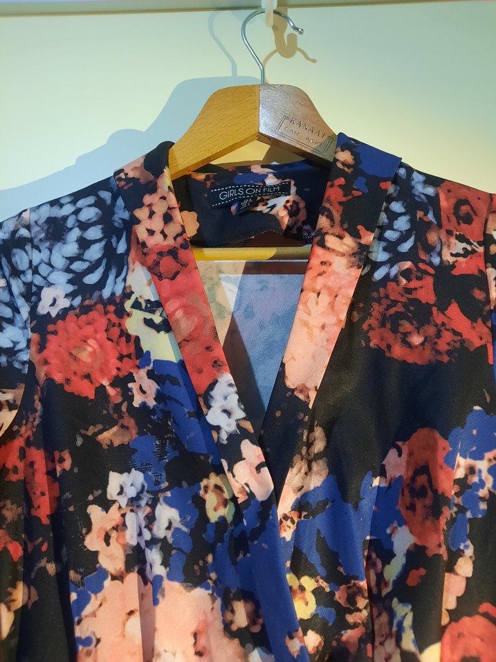 Kadın Çok Renkli Kısa Tulum - Görsel 4