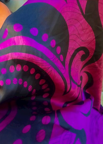 Renkli  Desenli Bohem Uzun Elbise - Görsel 6