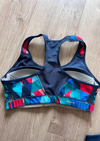 Orijinal Adidas Renkli Desenli Kadın Spor Taytı - Görsel 7