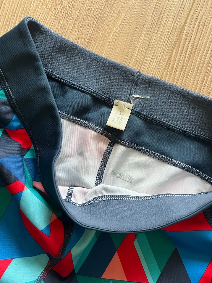 Orijinal Adidas Renkli Desenli Kadın Spor Taytı - Görsel 4