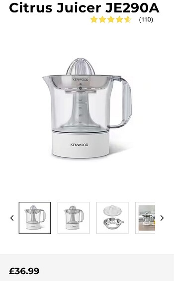 Kenwood Narenciye Sıkacağı 1 Litre