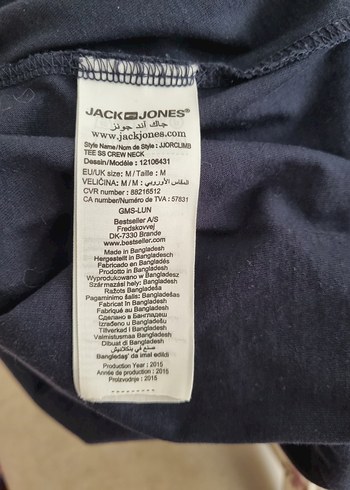 m Beden Lacivert Erkek Baskılı Kısa Kollu Tişört