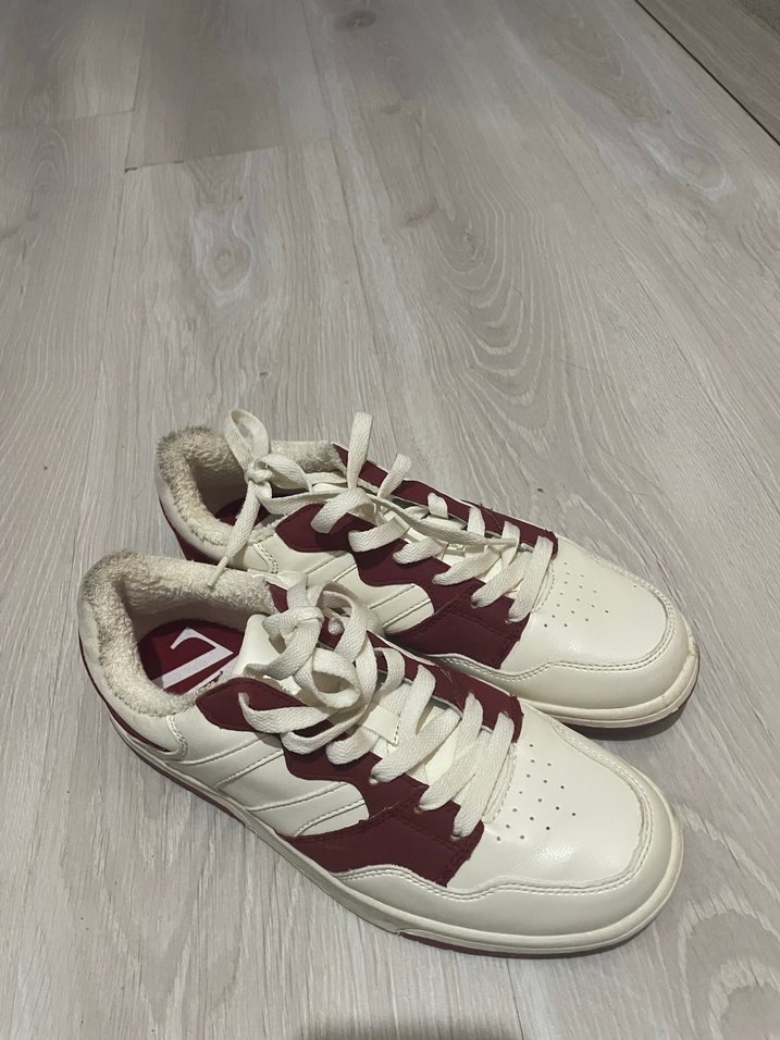 Beyaz Zara spor ayakkabı - Görsel 3