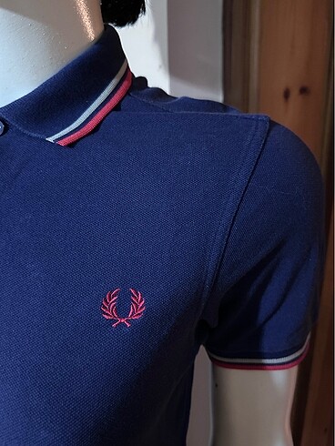 Fred Perry POLO Yaka Lacivert Erkek Tişört