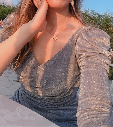 s Beden mavi Renk Abiye