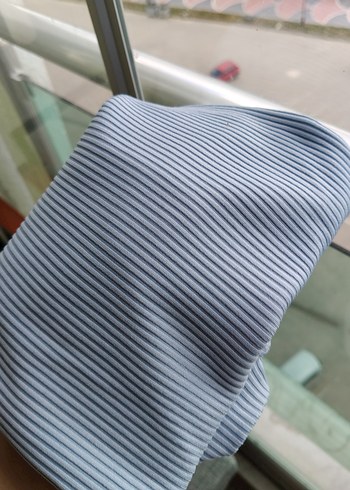 V Yaka bebe mavisi Kadın Tişört - Görsel 9