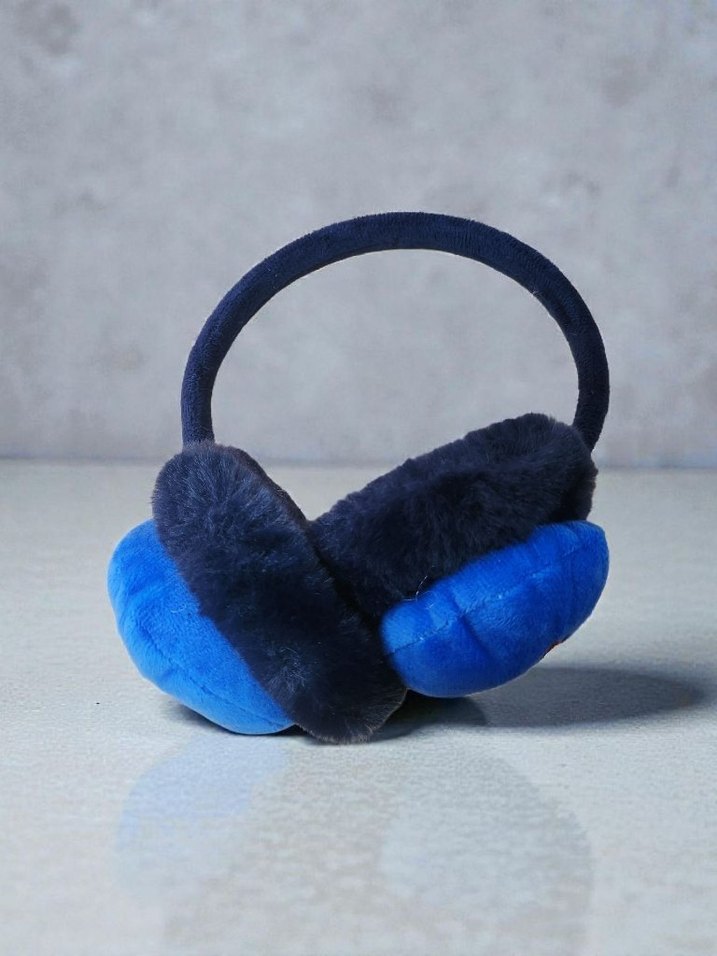 Renkli Peluş Erkek Çocuk Kulaklık - Görsel 2