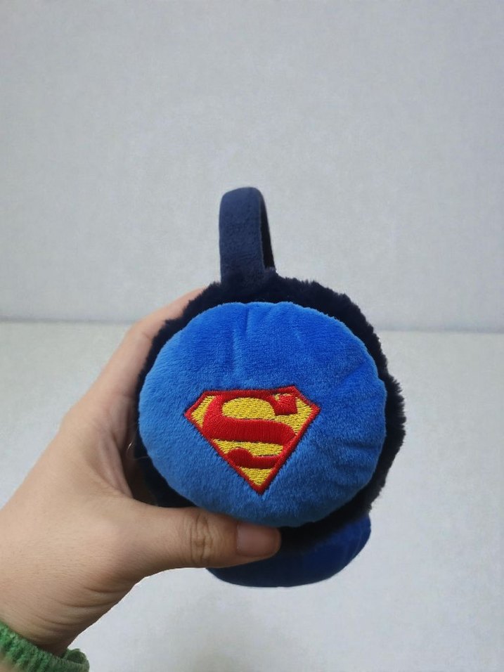 Renkli Peluş Erkek Çocuk Kulaklık - Görsel 3