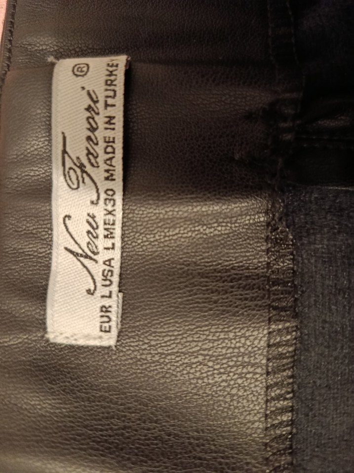 Siyah Deri Kemerli Midi Mini Etek - Görsel 3