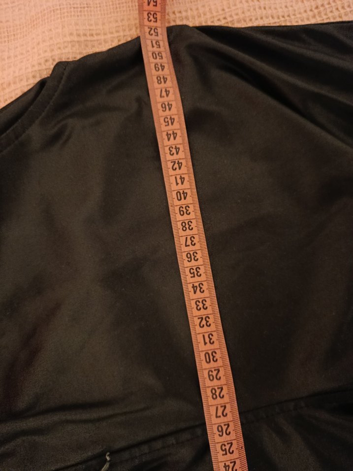 Siyah Deri Görünümlü Rahat Kesim Kadın Spor Pantolonu - Görsel 2