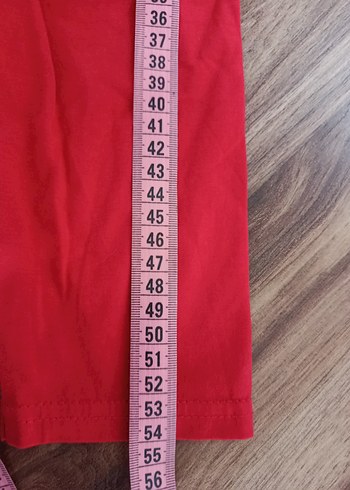 Kırmızı Ay Yıldız Baskılı Erkek Tişört - Görsel 6