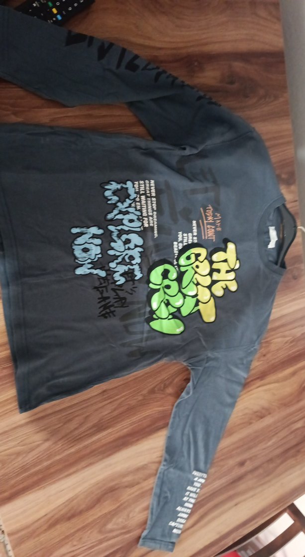 Erkek Gri Uzun Kollu Baskılı Sweatshirt - Görsel 2