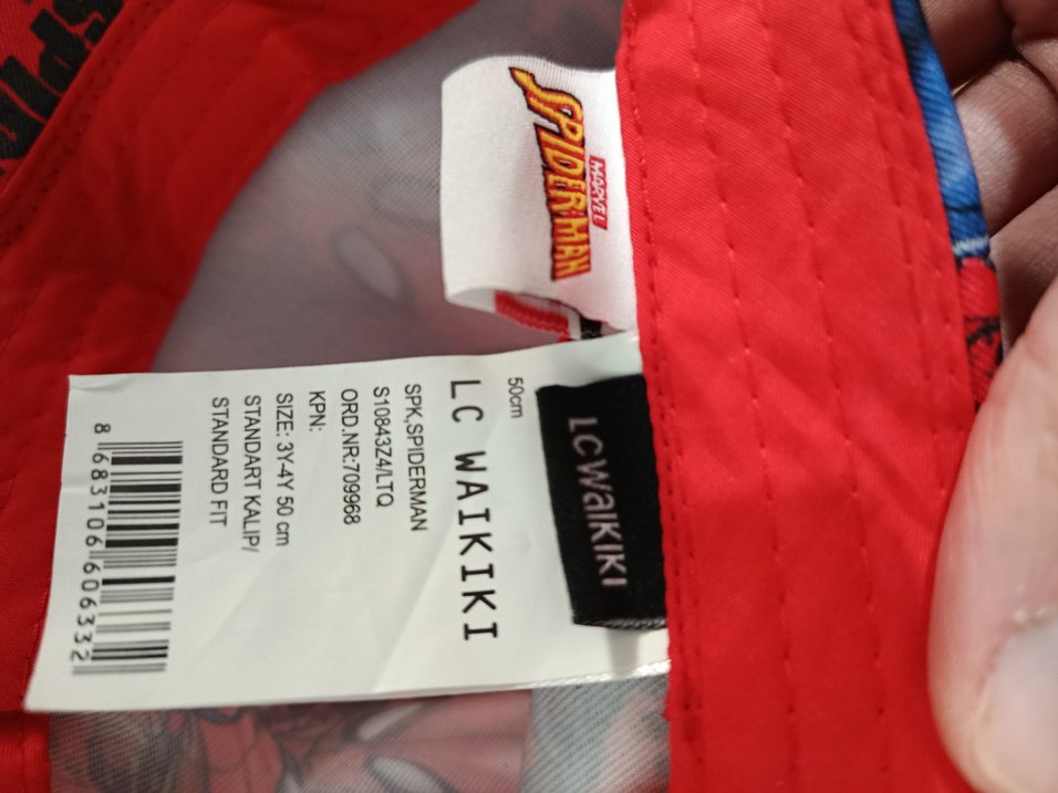 Renkli Spiderman Erkek Çocuk Şapkası - Görsel 2