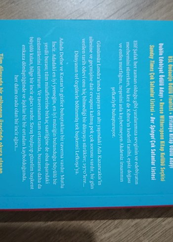 Kayıp Ağaçlar Adası Elif Şafak - Görsel 2