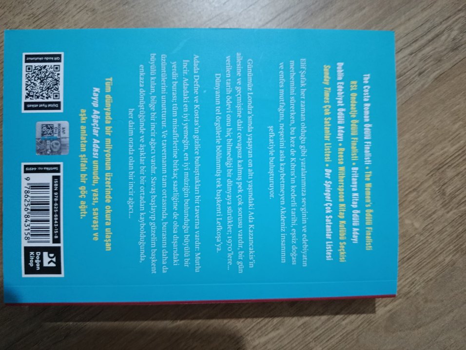 Kayıp Ağaçlar Adası Elif Şafak - Görsel 2