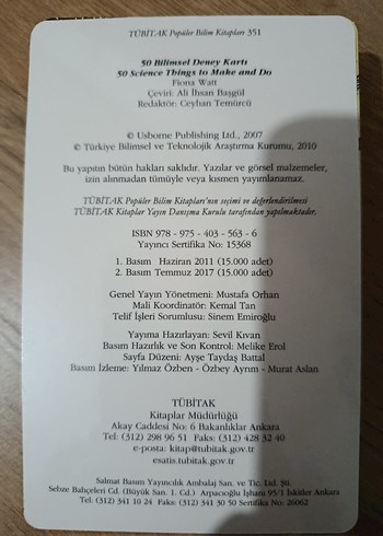 50 Bilimsel Deney Kartı Çocuk Kitabı - Görsel 2